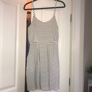 Horizontal stripes dress